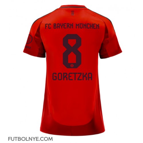 Camiseta Bayern Munich Leon Goretzka #8 Primera Equipación para mujer 2024-25 manga corta